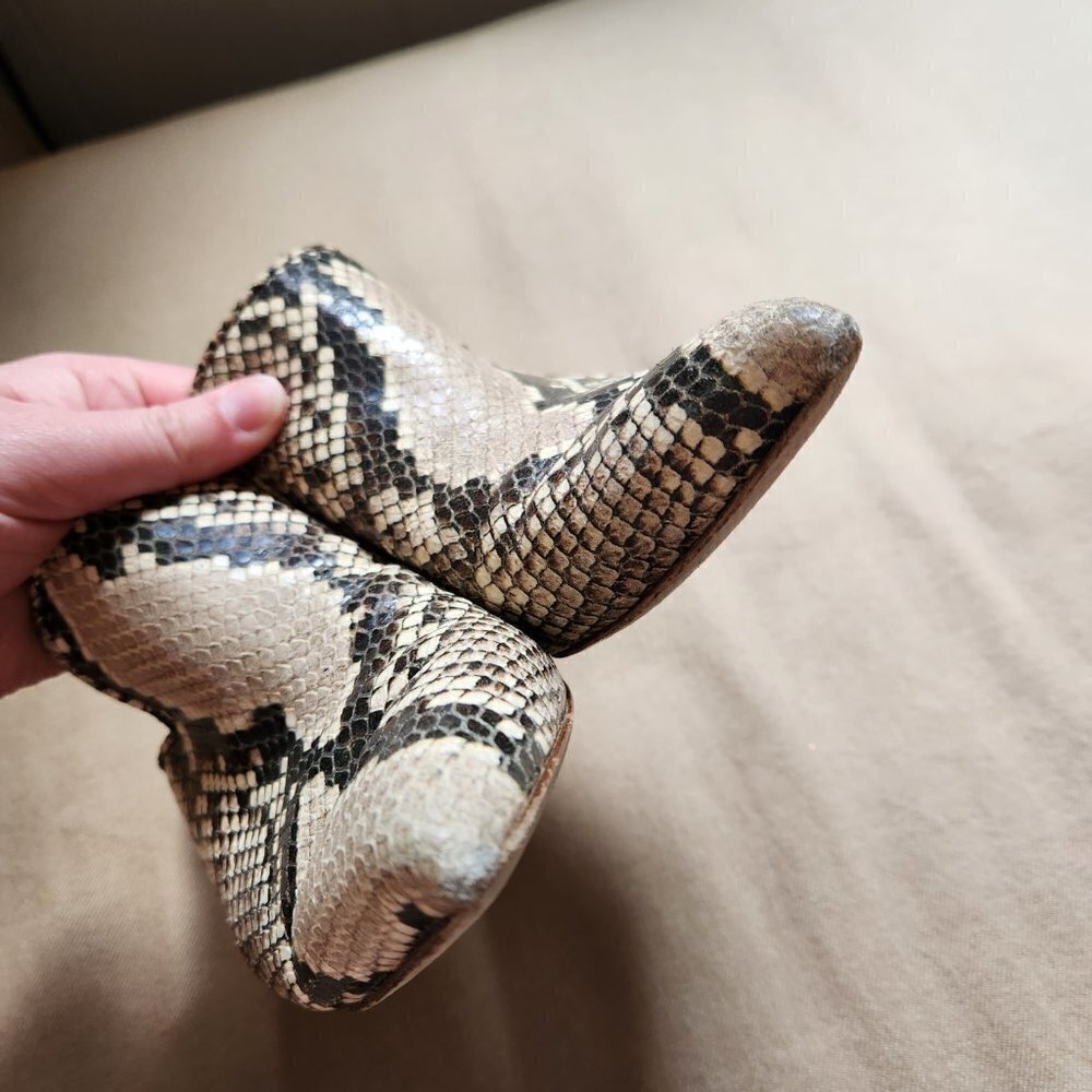 Veronica Beard Pearla Python Mule - image 4